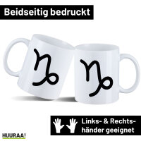 Kaffeetasse Steinbock Sternzeichen Zeichen 330ml