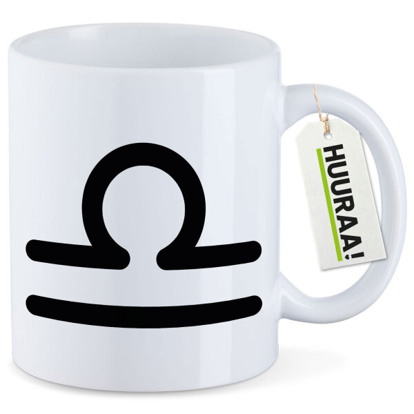 Kaffeetasse Waage Sternzeichen Zeichen 330ml