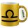 Glitzertasse Waage Sternzeichen Zeichen 330ml
