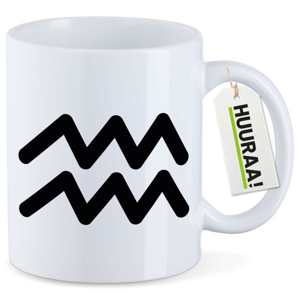 Kaffeetasse Wassermann Sternzeichen Zeichen 330ml