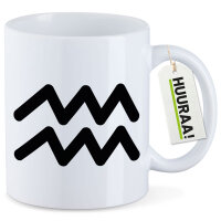 Kaffeetasse Wassermann Sternzeichen Zeichen 330ml