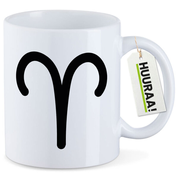 Kaffeetasse Widder Sternzeichen Zeichen 330ml