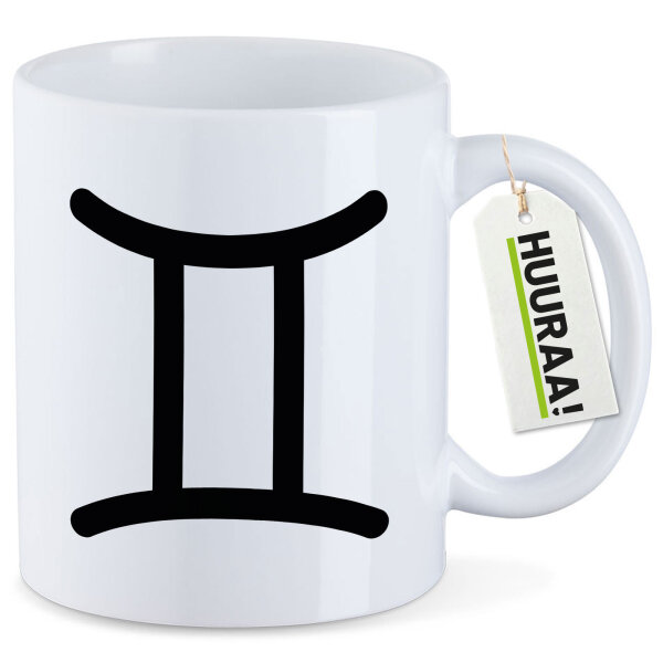 Kaffeetasse Zwillinge Sternzeichen Zeichen 330ml