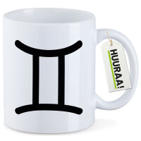 Kaffeetasse Zwillinge Sternzeichen Zeichen 330ml