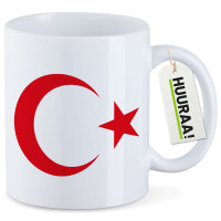 Kaffeetasse Türkei Halbmond und Stern 330ml