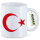 Kaffeetasse Türkei Halbmond und Stern 330ml