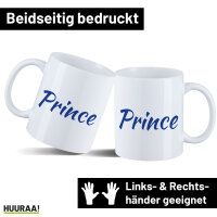 Kaffeetasse Prince Schriftzug 330ml