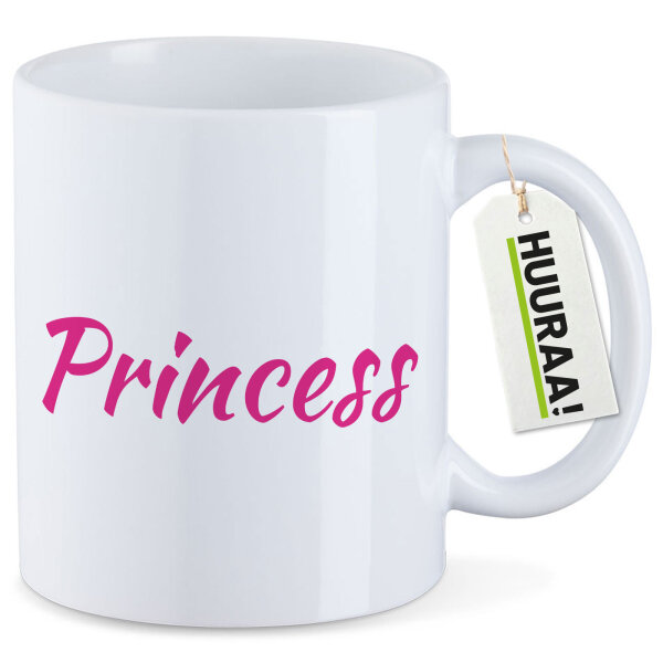 Kaffeetasse Princess Schriftzug 330ml