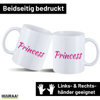 Kaffeetasse Princess Schriftzug 330ml