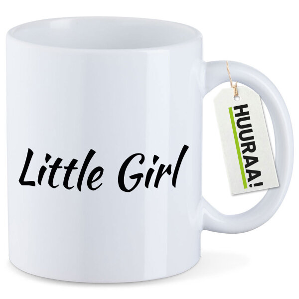 Kaffeetasse Little Girl Schriftzug 330ml
