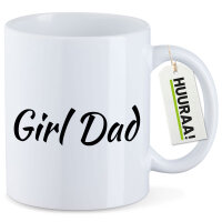 Kaffeetasse Girl Dad Schriftzug 330ml