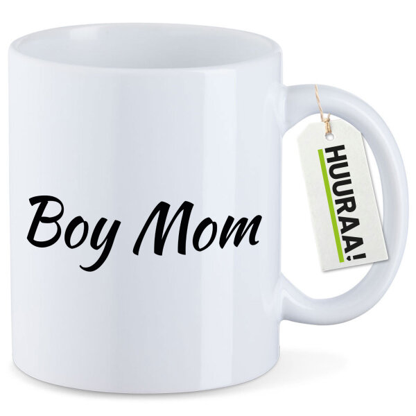 Kaffeetasse Boy Mom Schriftzug 330ml