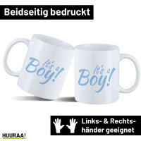 Kaffeetasse It`s a Boy! Schriftzug 330ml
