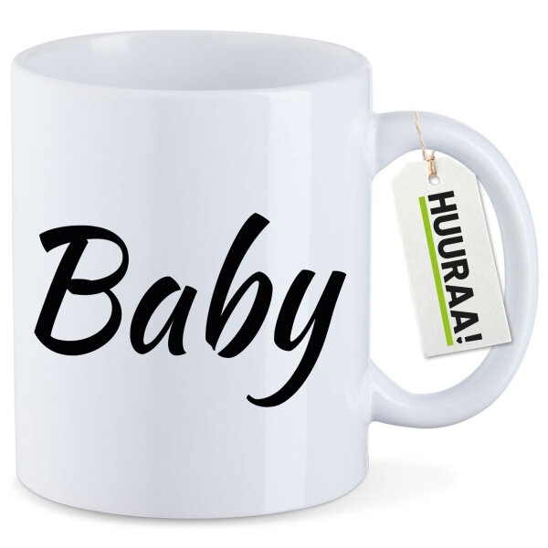 Kaffeetasse Baby Schriftzug 330ml