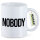 Kaffeetasse Nobody Schriftzug 330ml