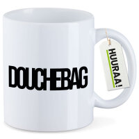 Kaffeetasse Douchebag Schriftzug 330ml