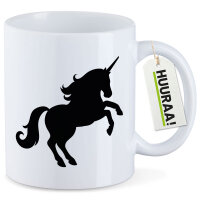 Kaffeetasse Einhorn Silhouette 330ml