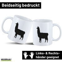 Kaffeetasse Lama Silhouette 330ml