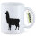 Kaffeetasse Lama Silhouette 330ml