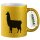 Glitzertasse Lama Silhouette 330ml