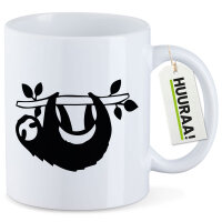 Kaffeetasse Faultier Silhouette 330ml