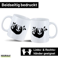 Kaffeetasse Faultier Silhouette 330ml