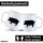 Kaffeetasse Schwein Silhouette 330ml