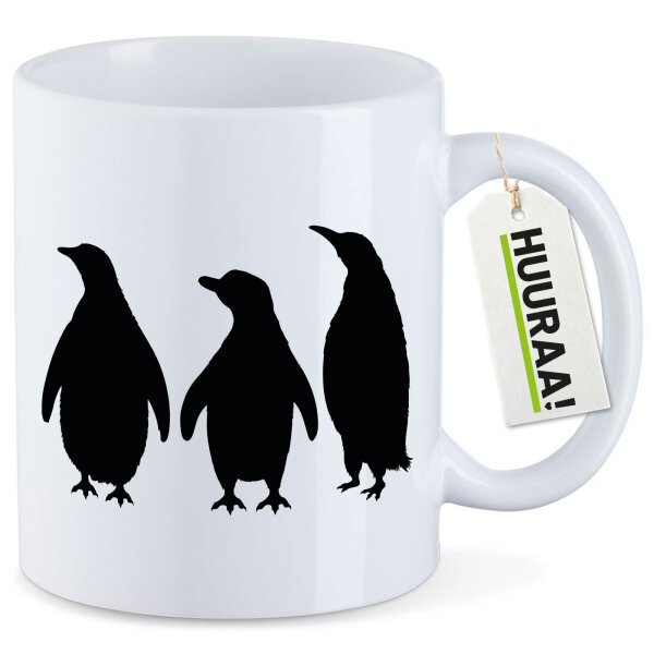 Kaffeetasse Pinguine Silhouette 330ml