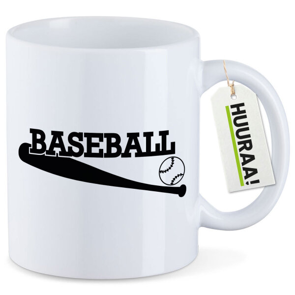 Kaffeetasse Baseball Baseballschläger 330ml