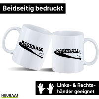 Kaffeetasse Baseball Baseballschläger 330ml