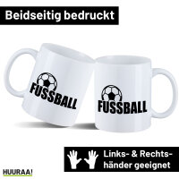 Kaffeetasse Fussball Ball 330ml