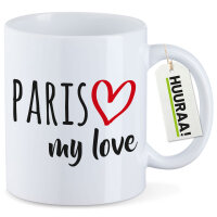 Kaffeetasse Paris my love 330ml