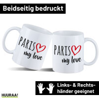 Kaffeetasse Paris my love 330ml