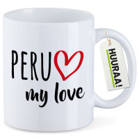 Kaffeetasse Peru my love 330ml