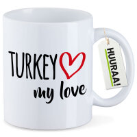 Kaffeetasse Turkey my love 330ml