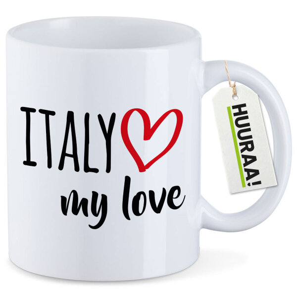 Kaffeetasse Italy my love 330ml