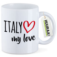 Kaffeetasse Italy my love 330ml