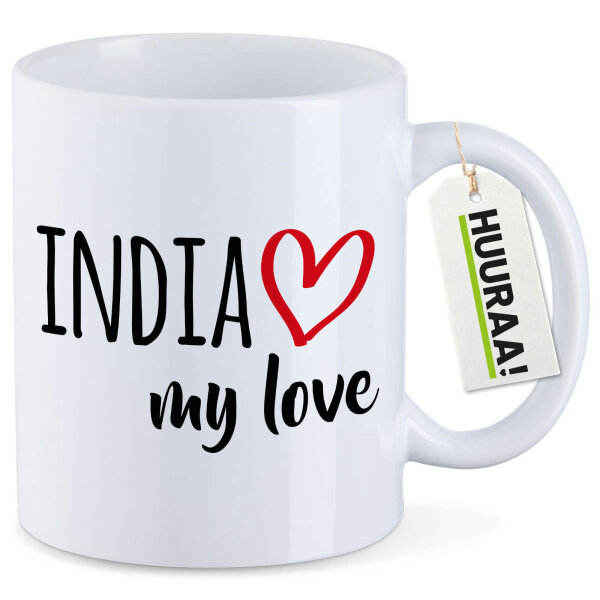 Kaffeetasse India my love 330ml