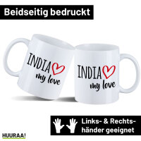 Kaffeetasse India my love 330ml