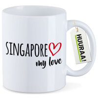 Kaffeetasse Singapore my love 330ml