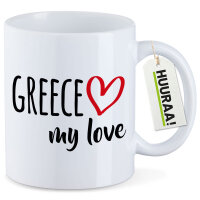 Kaffeetasse Greece my love 330ml