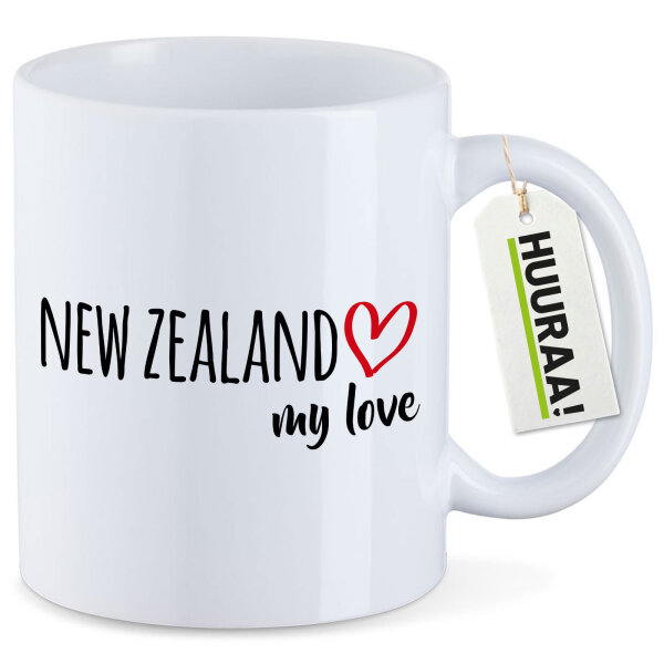 Kaffeetasse New Zealand my love 330ml
