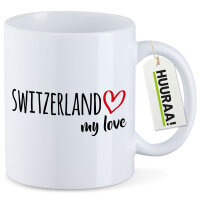 Kaffeetasse Switzerland my love 330ml