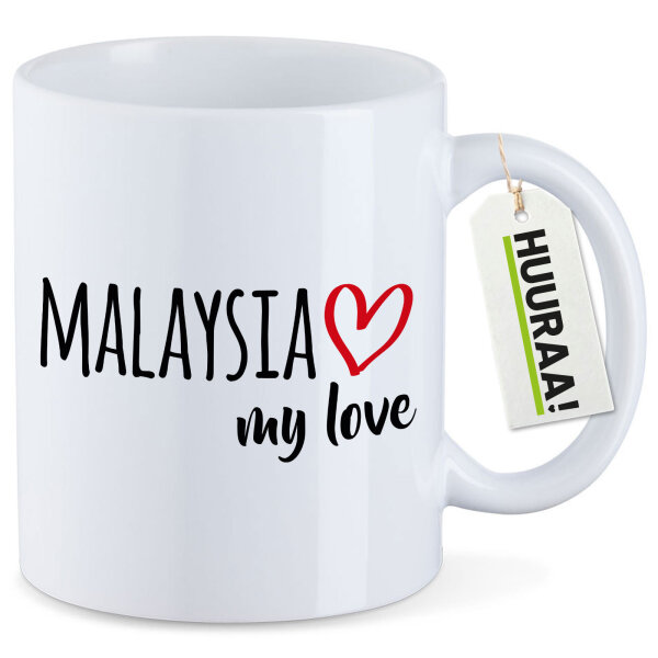 Kaffeetasse Malaysia my love 330ml