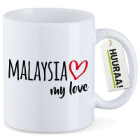 Kaffeetasse Malaysia my love 330ml
