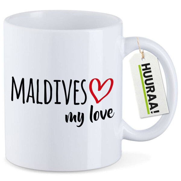 Kaffeetasse Maldives my love 330ml