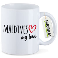 Kaffeetasse Maldives my love 330ml