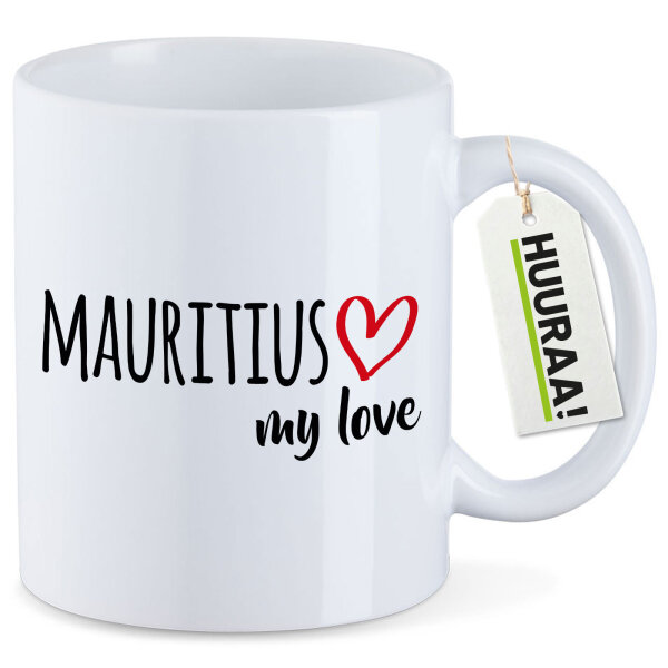 Kaffeetasse Mauritius my love 330ml