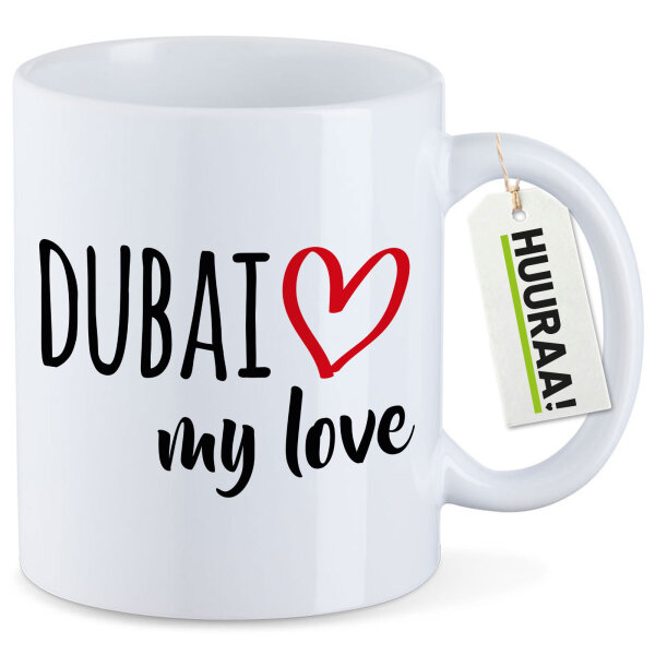 Kaffeetasse Dubai my love 330ml