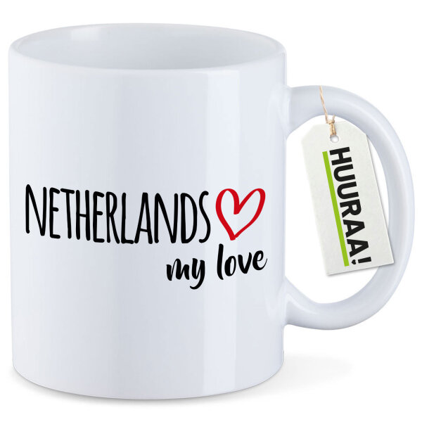 Kaffeetasse Netherlands my love 330ml